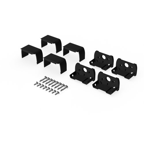 Deckorators Rapid Rail Aluminum Line Rail Bracket Kit (4 Brackets